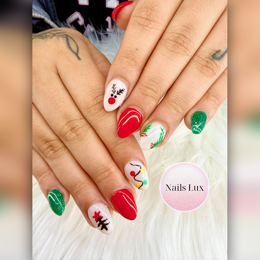 Christmas Nails at Nails Lux